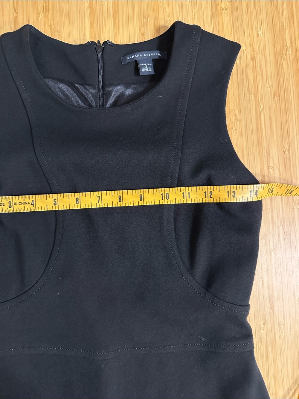 Banana Republic Vintage Classic Black Sleeveless A-Line Dress - Picture 9 of 11